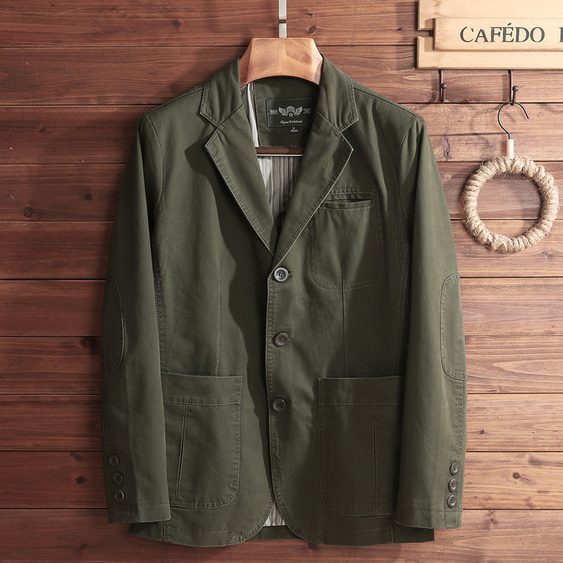 Casual katoenen blazer voor heren