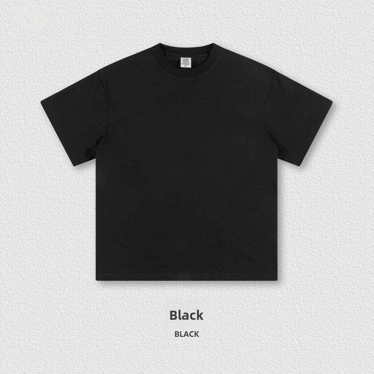 American-Style Small-Neck Short-Sleeve T-Shirt for Men