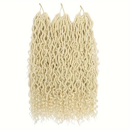 Machine-Woven Synthetic Crochet Hair for Braiding