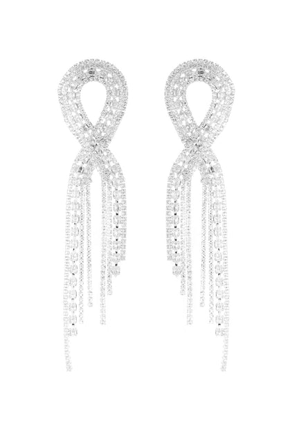 glimmering ribbon oorbellen