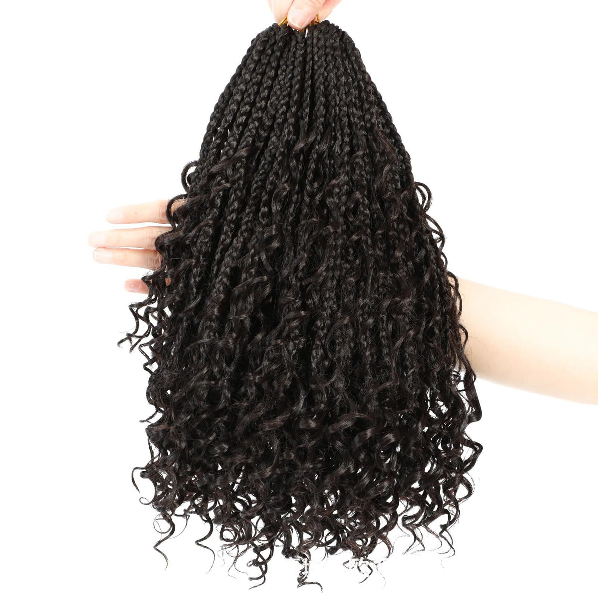 Synthetic fiber braids