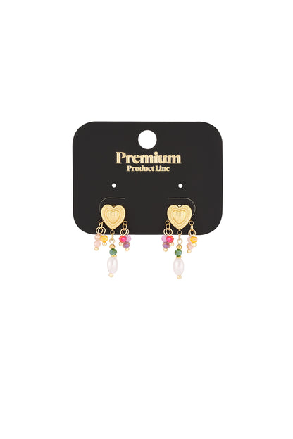 love rain earrings