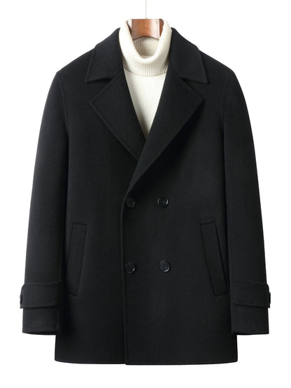 Mens Reversible Wool Coat