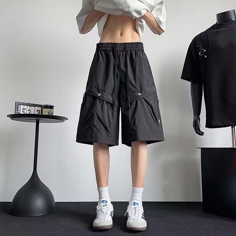 Purple beach shorts casual loose shorts for men