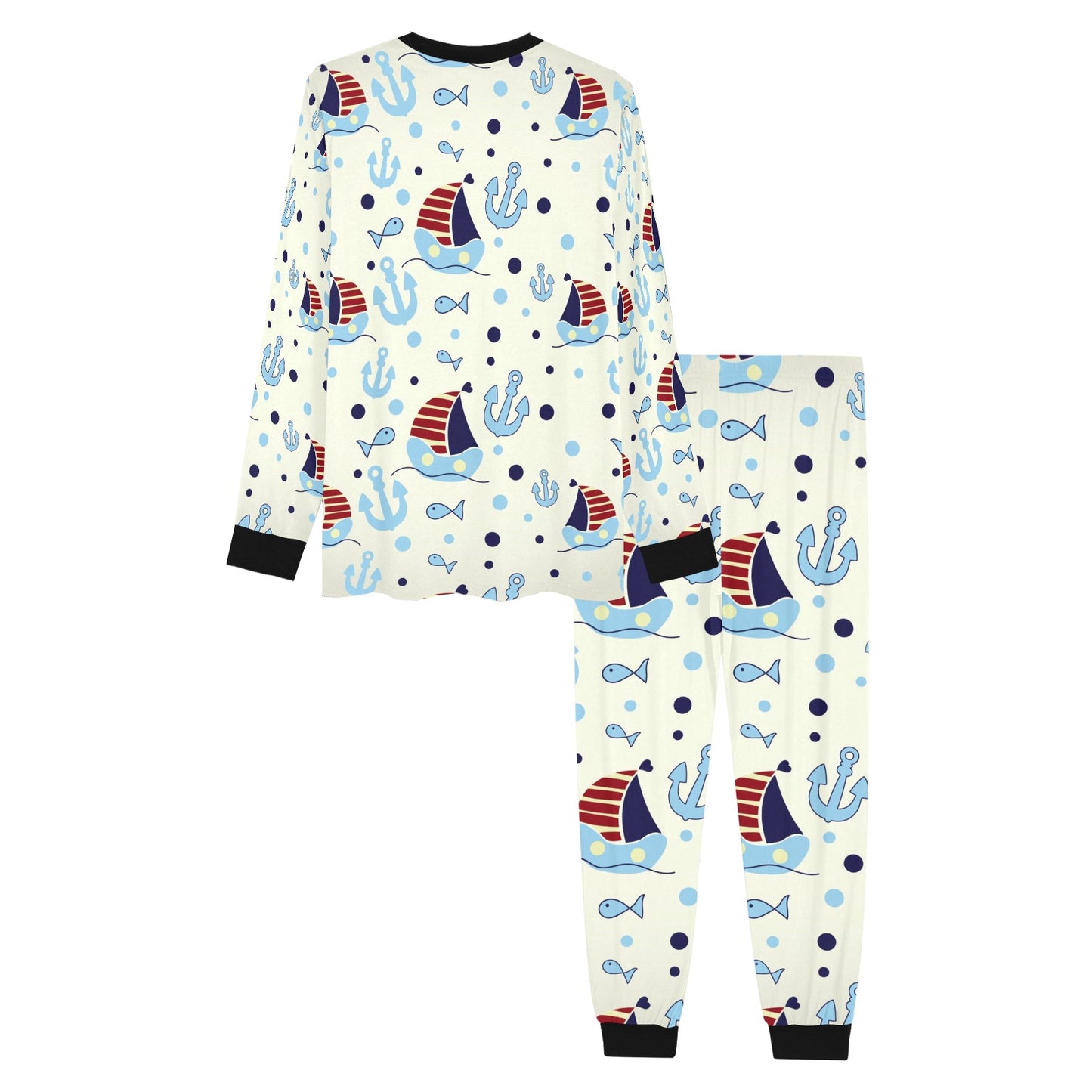 Men's All Over Print Pajama Set (Sets 07)