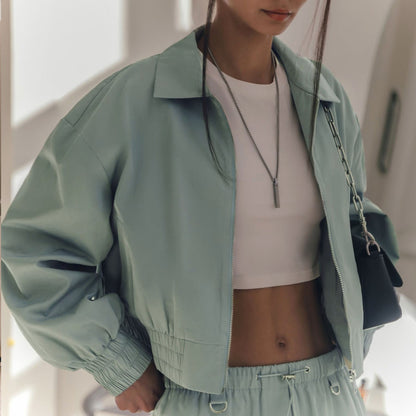 Europese en Amerikaanse korte revers jacket