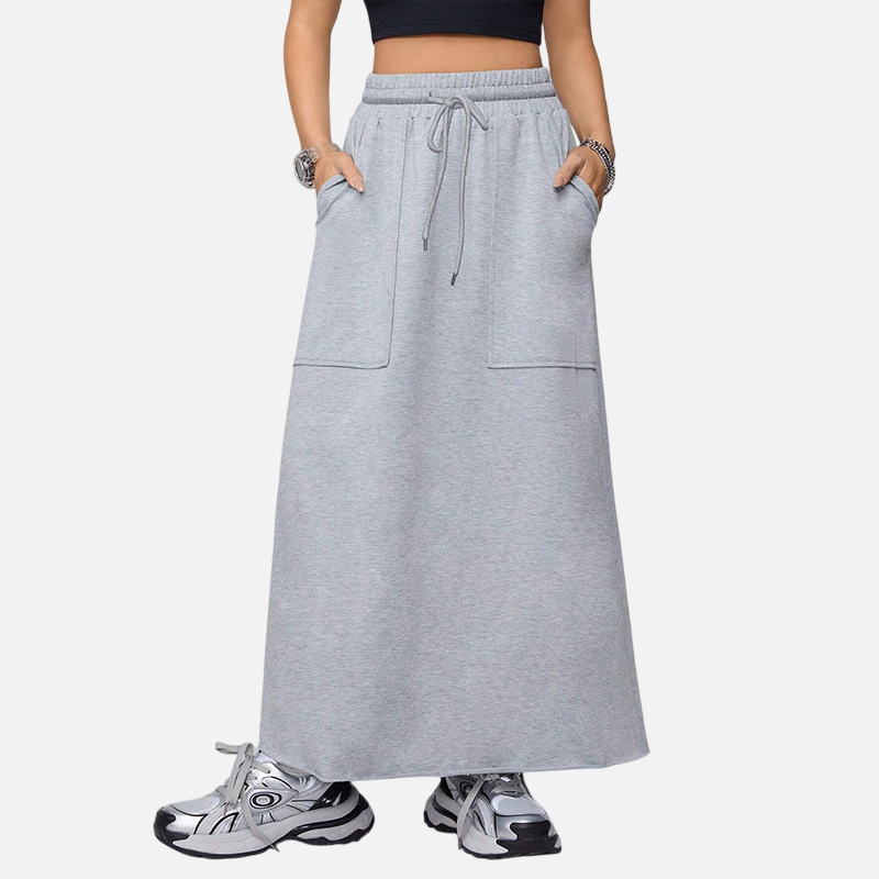 European and American women's fashionable casual loose sports half length skirt
