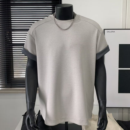 T-shirt met korte mouwen en ronde hals
