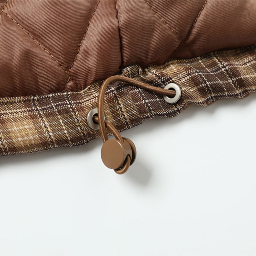 Heren jacket van geruit katoen