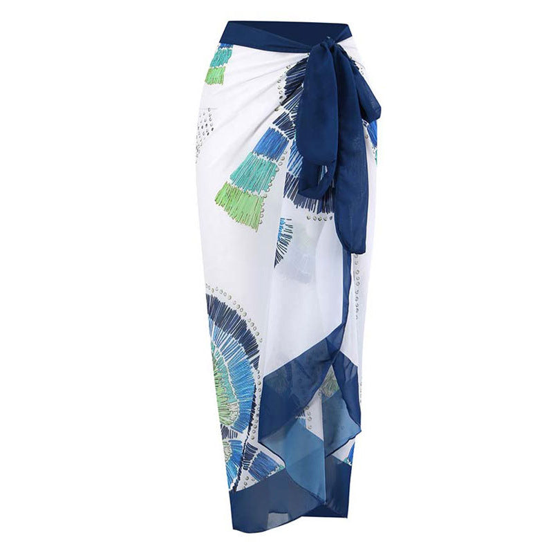 Jumpsuit sunscreen gauze skirt set