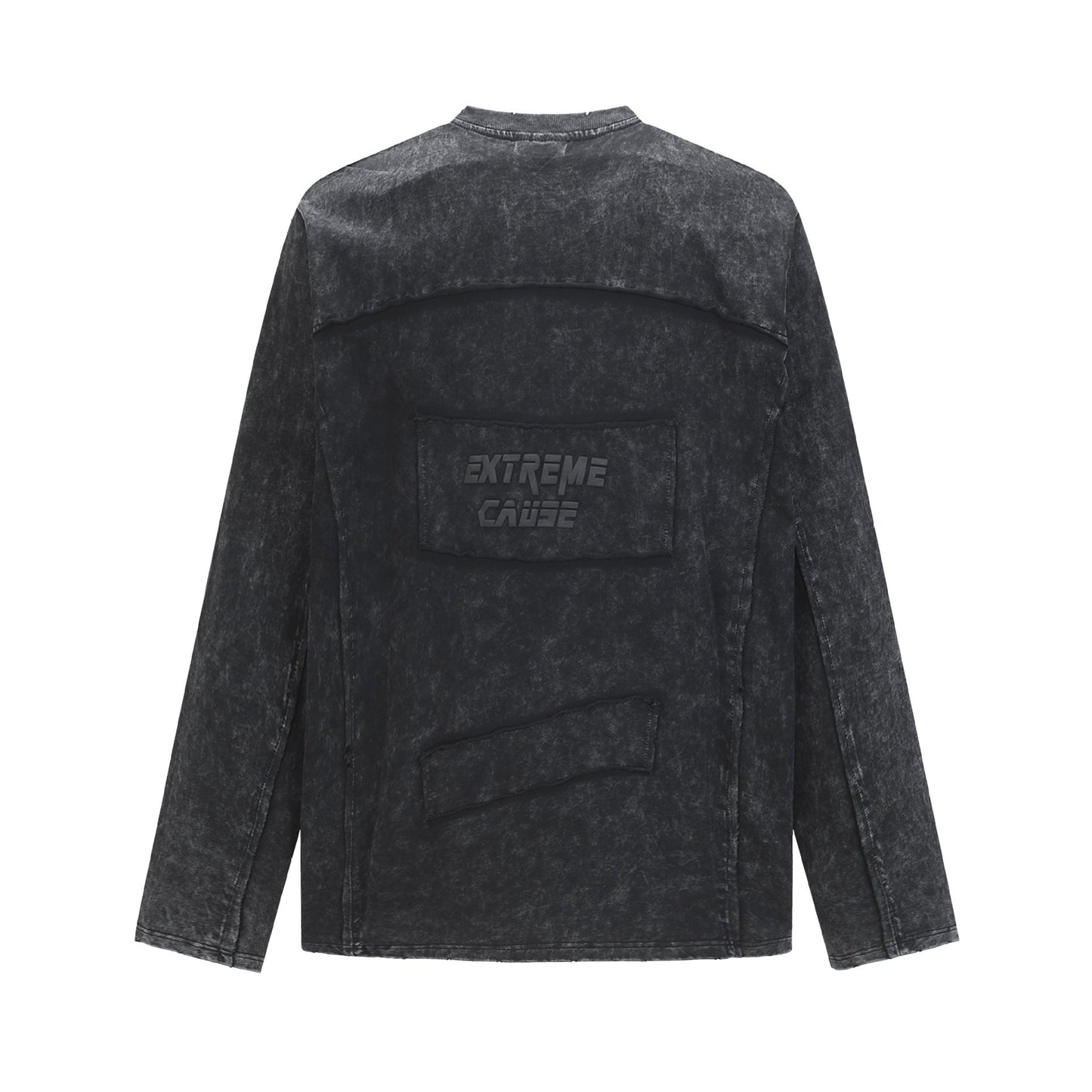 Wash and make old frayed hoodies with water