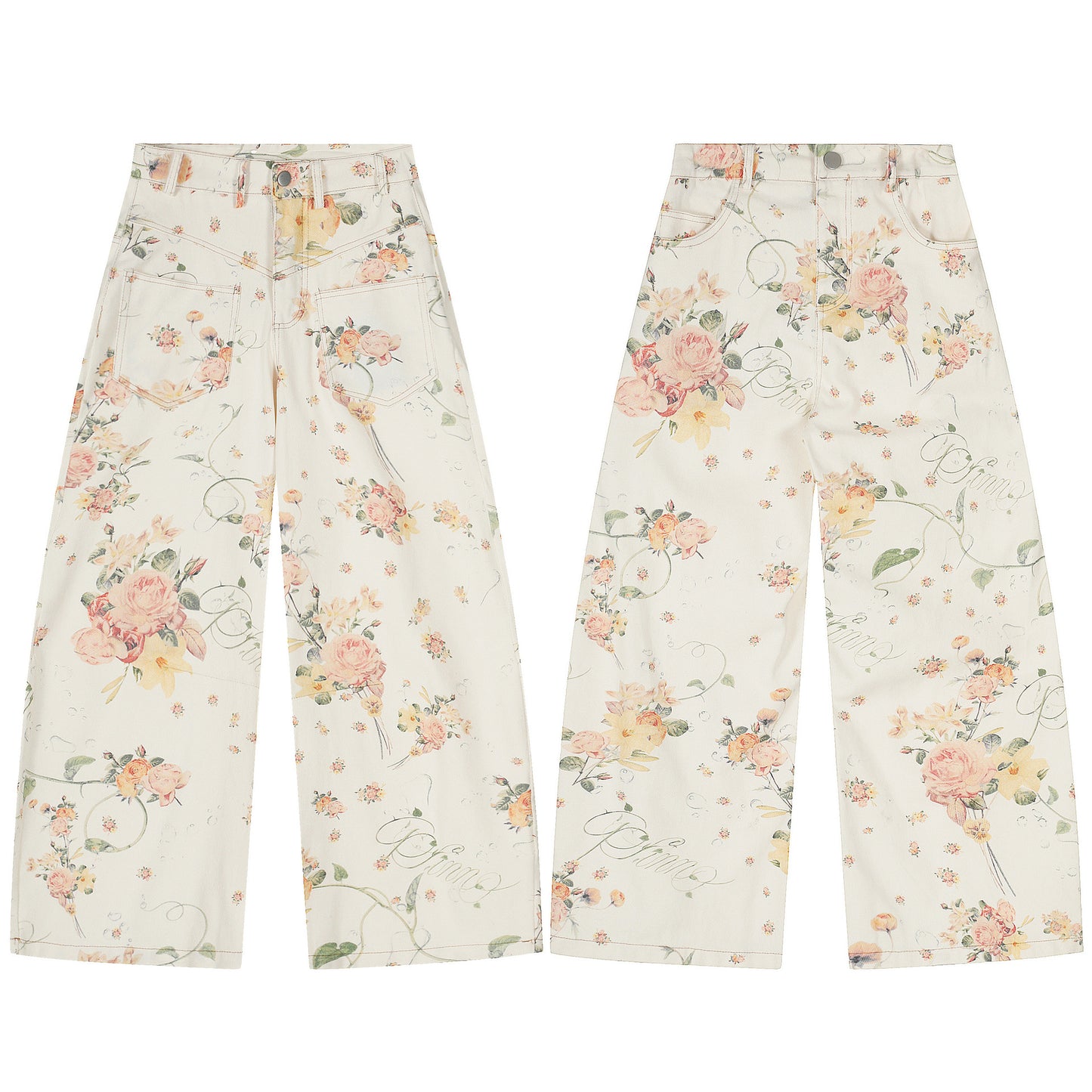 Women's Printed Casual Pants Trendy Loose Fit