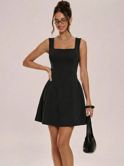 Womens Backless Slim Dress