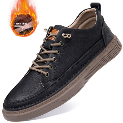 Mens Cowhide Casual Shoes