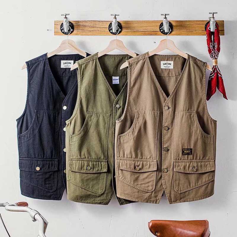 Work uniform jacket and vest