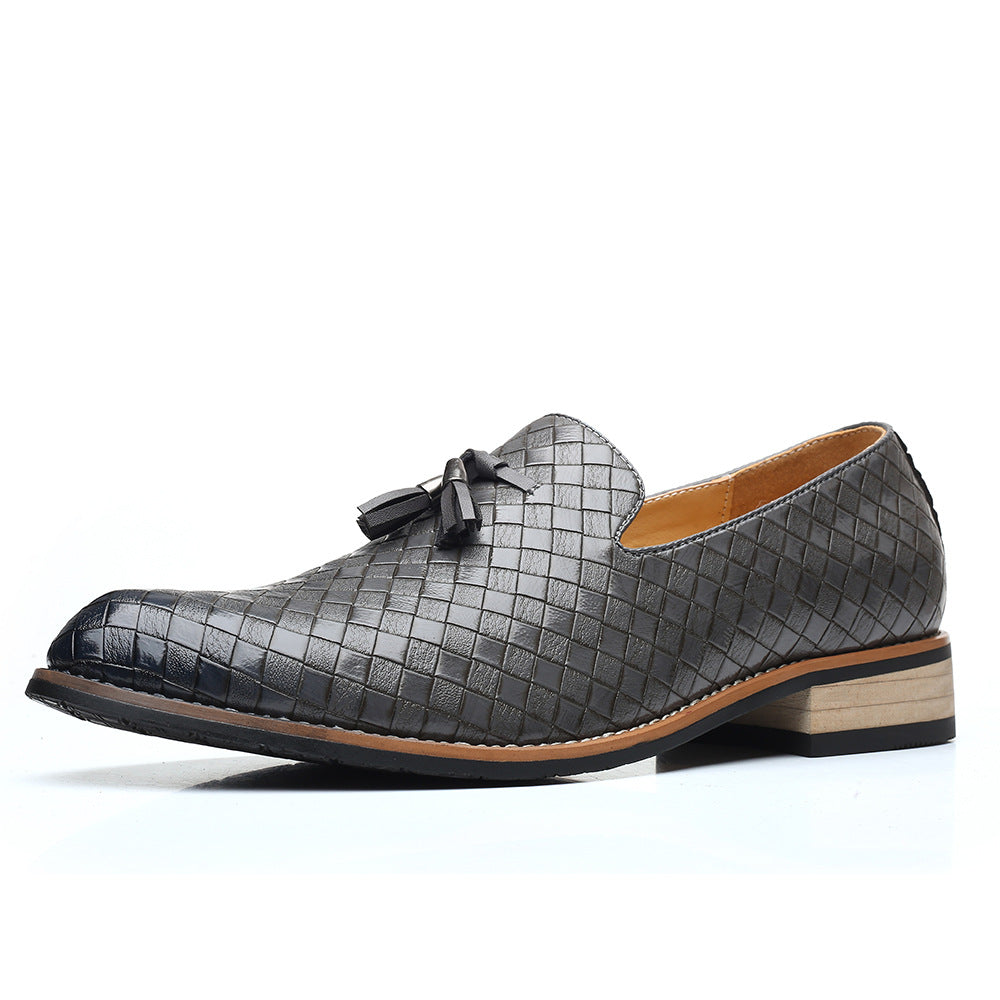 Carefully Selected Men's Versatile British-Style Black Professional Casual Leather Shoes, Soft-Soled Men's Shoes, Business Formal Work Shoes