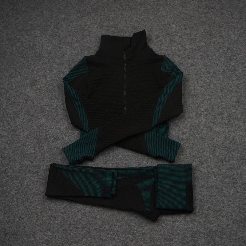 Tweedelige Of Driedelige Stretch Fitnessbroek Sport Yogapak