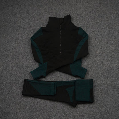 Tweedelige Of Driedelige Stretch Fitnessbroek Sport Yogapak