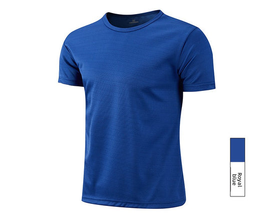 Sneldrogend T-shirt met ronde hals en korte mouwen