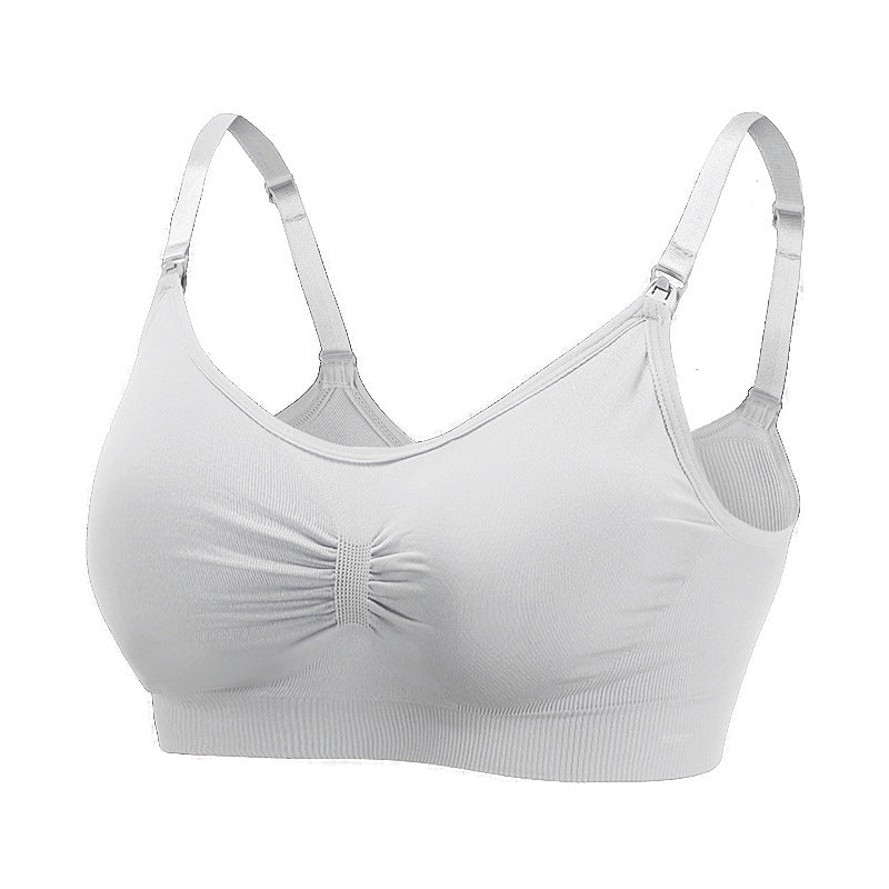 Seamless maternity and nursing bras