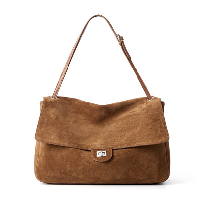Top Grain Cowhide Leather Messenger Crossbody Shoulder Bag