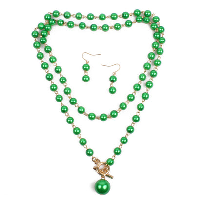 Pearl Necklace Adjustable Neck-Wrapped Necklace
