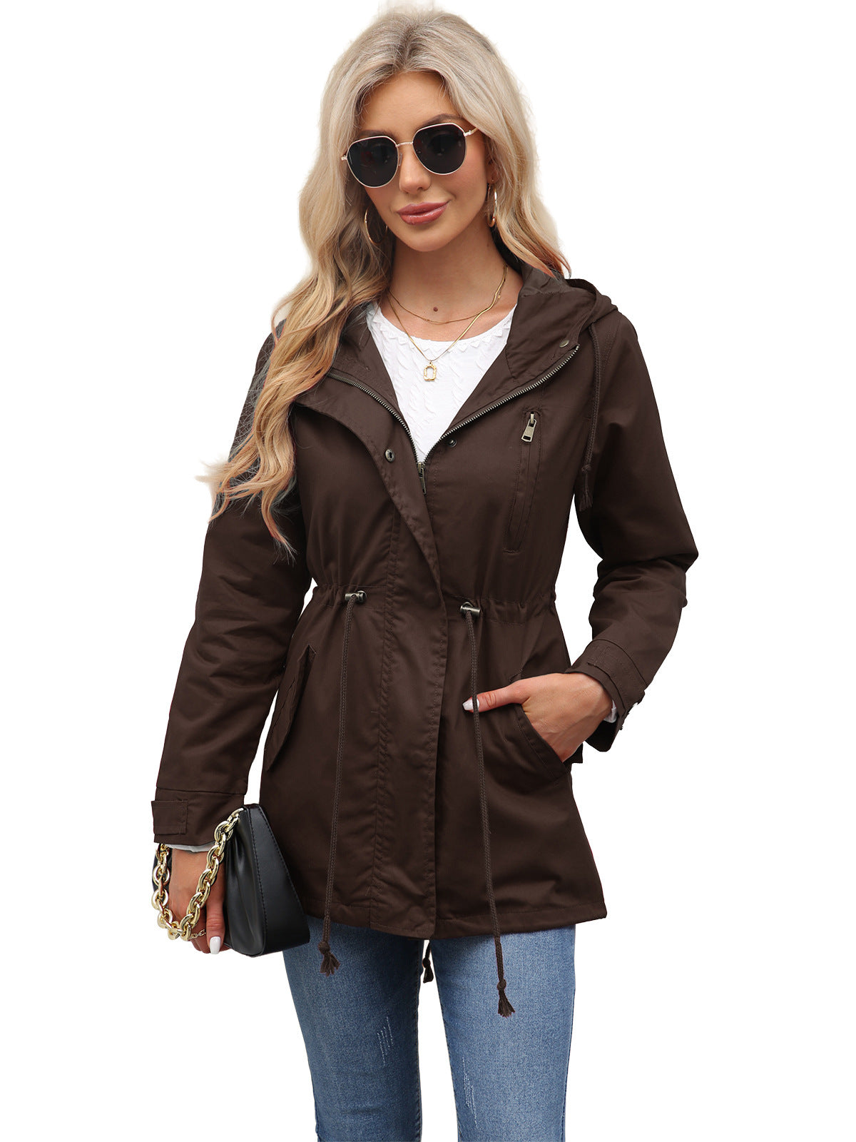 Womens Cotton Hooded Coat
