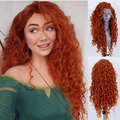 Long Curly Synthetic Lace Front Wig