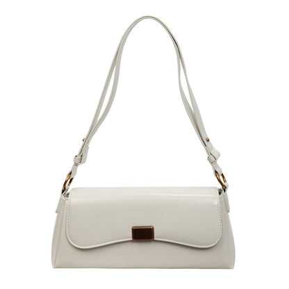 Retro Shoulder Bag with Magnetic Closure