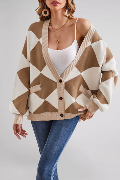 Women's knitted cardigan