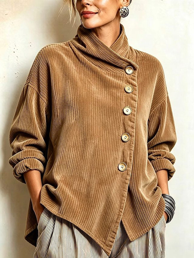 Irregular Corduroy Top