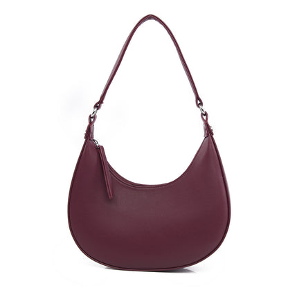 Niche-design crescent-shaped handbag for women