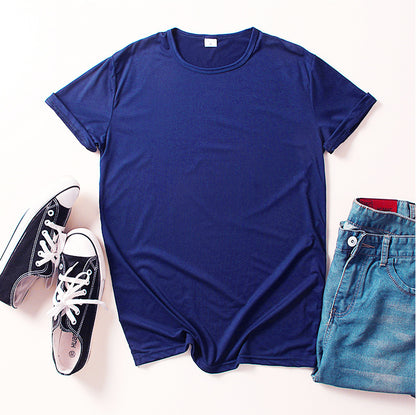 Loose Fit Round Neck Short Sleeve T-Shirt