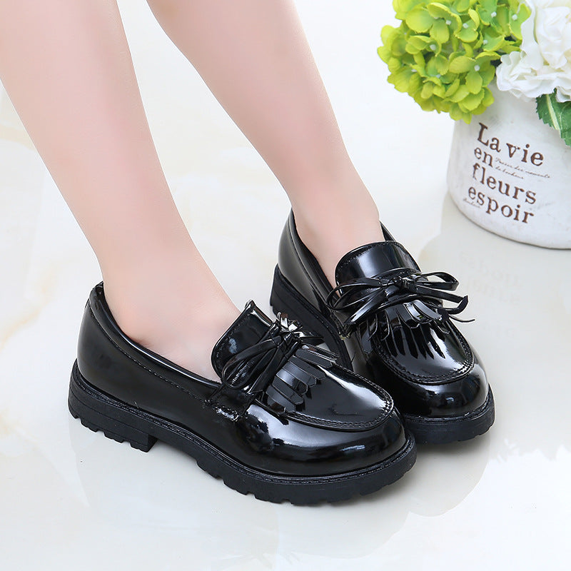 Girls Princess Performance Tassel Shoes