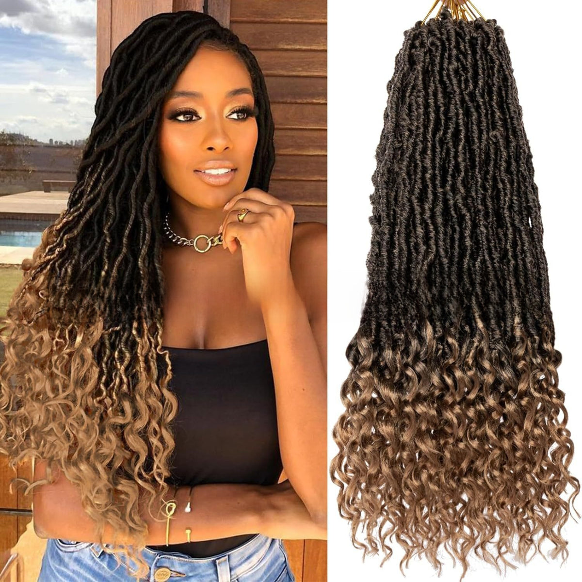Synthetic fiber wig