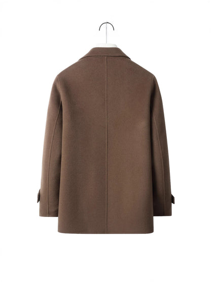 Mens Reversible Wool Coat