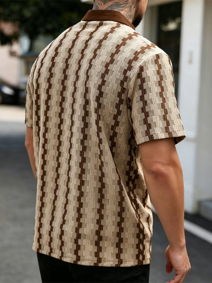 Classic Checkered Short Sleeve Shirt
