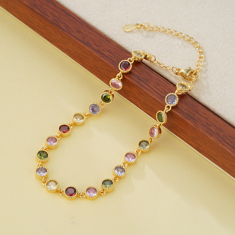 simple light luxury high-end feeling temperament anklet