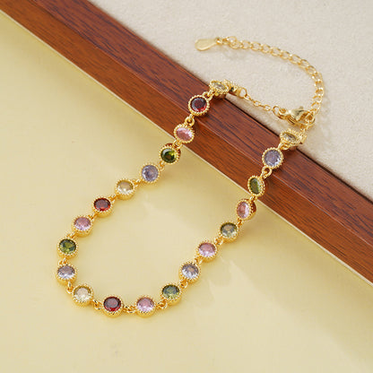 simple light luxury high-end feeling temperament anklet