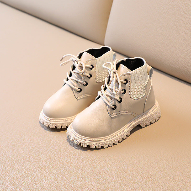 Children's autumn and winter shoes, children's Martin boots