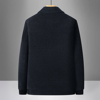 Men's chiffon thick-necked blazer