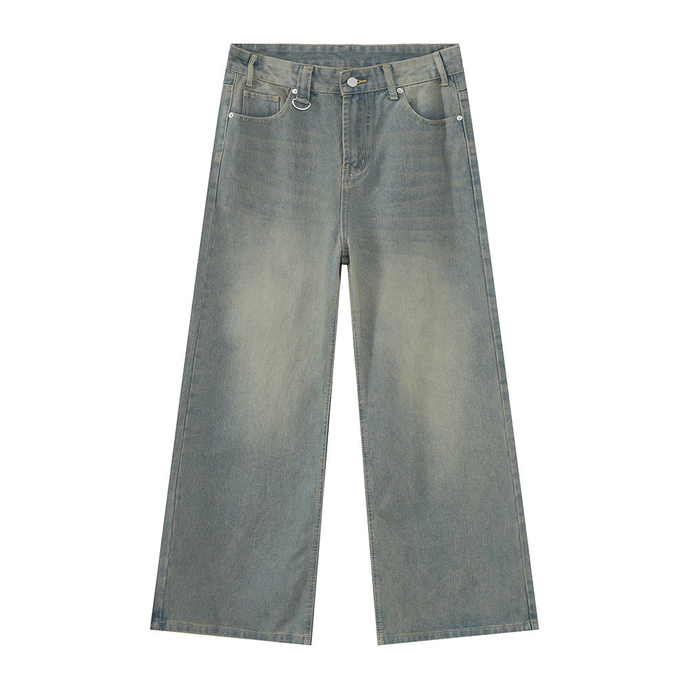 Retro jeans met wijde pijpen voor heren