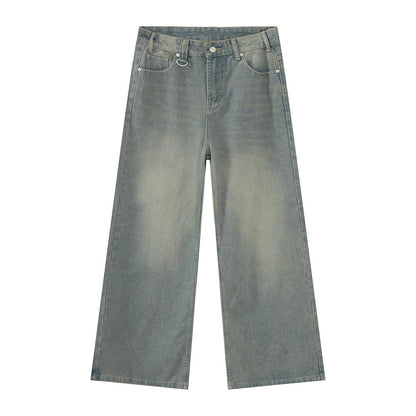 Retro jeans met wijde pijpen voor heren