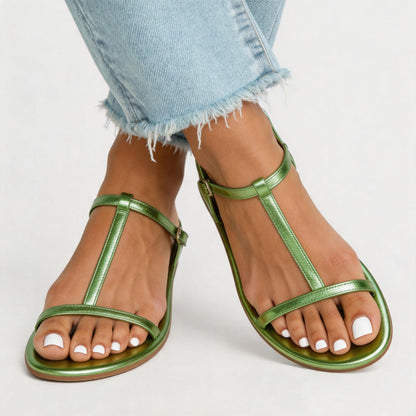 Women's Chunky Heel Roman Sandals