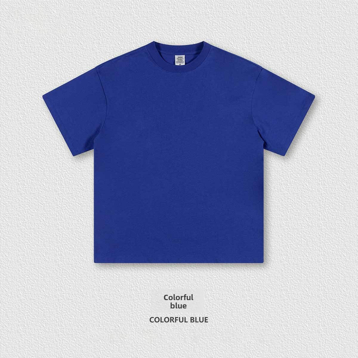 American-Style Small-Neck Short-Sleeve T-Shirt for Men