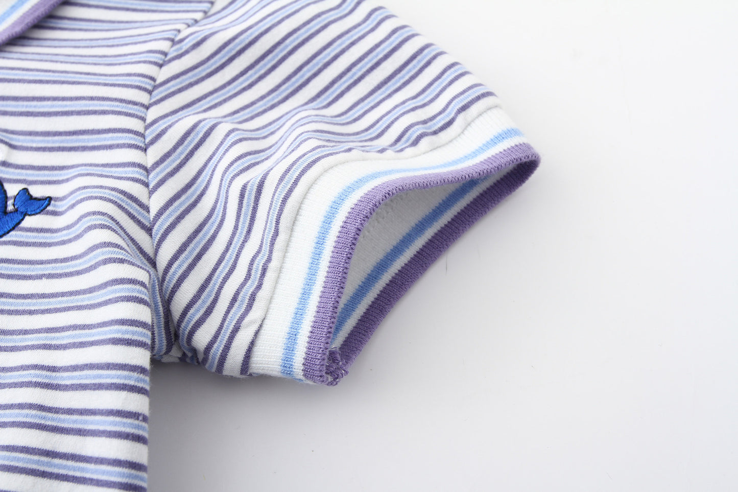 Jongens Cartoon Korte Mouw Gestreept Poloshirt