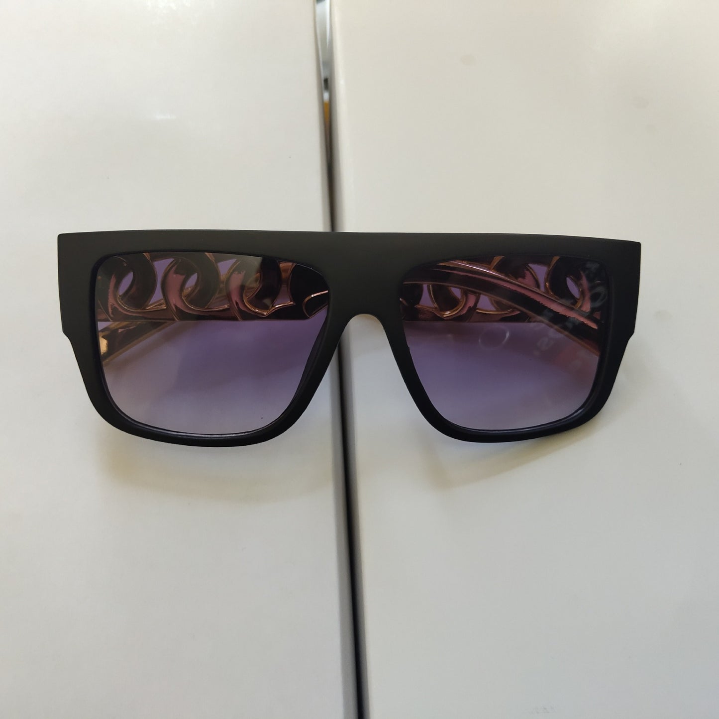 New Fashion Women's Sunglasses Hip Hop Poker US Dollar Men's Necklace Glasses