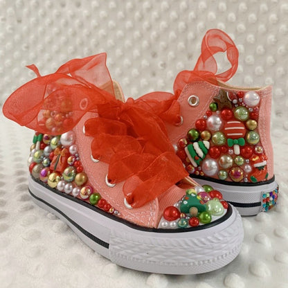 Children's High-Top Canvas Shoes