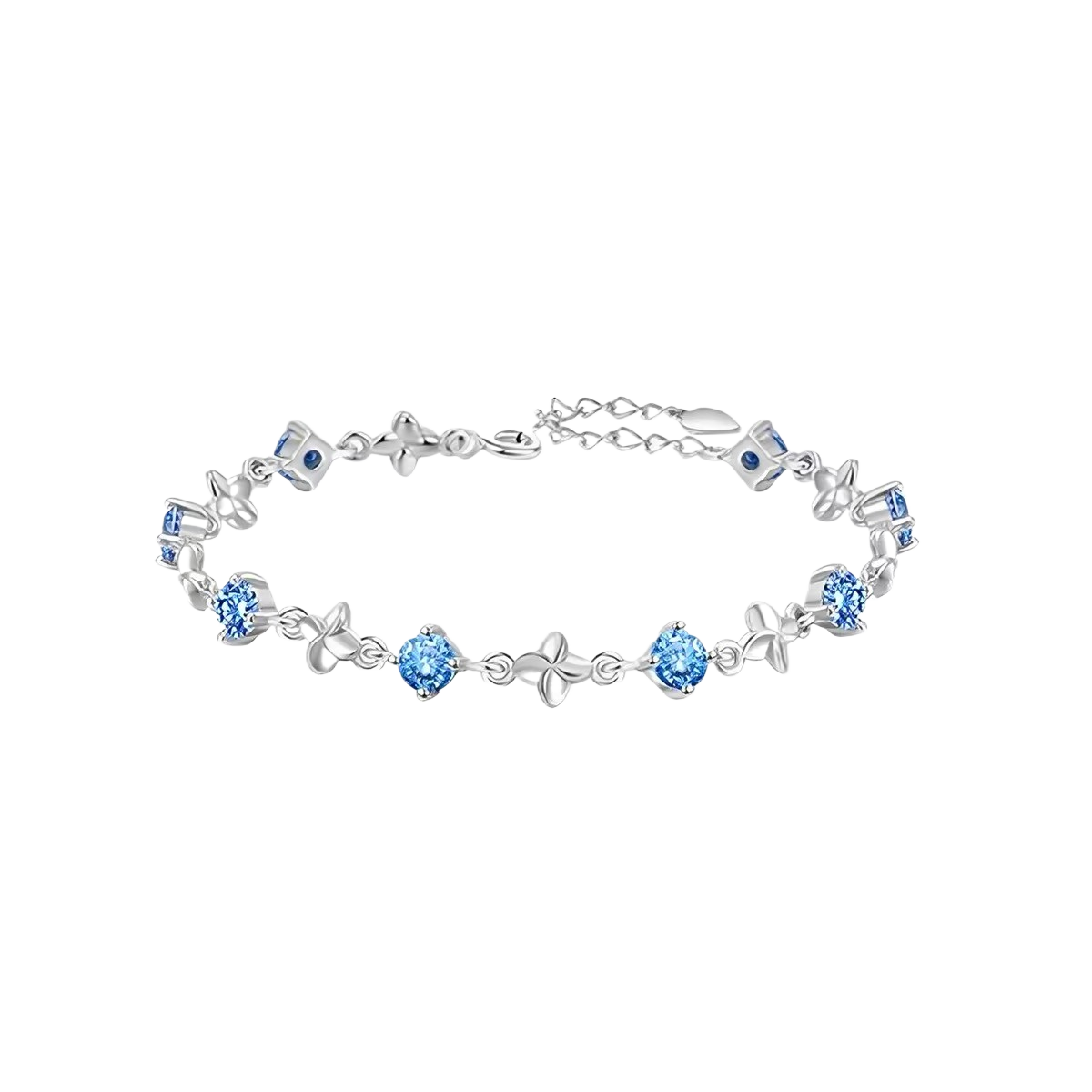 Sterling Silver Diamond Accent Bracelet