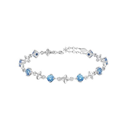 Sterling Silver Diamond Accent Bracelet